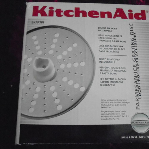 KitchenAid 5KFP7PI Parmesan/Ice Grating Disc new, machine accessory