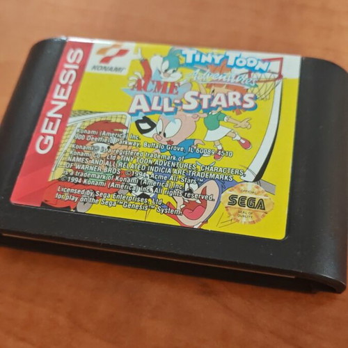 Sega Mega Drive ACME All Stars used game cartridge