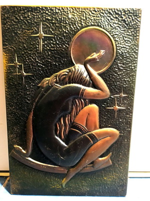 Πίνακας Γυναίκα Με Φεγγάρι 3D 42×28
