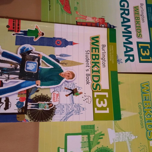 Webkids 3 Burlington books used without grammar book