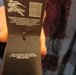 Κασκόλ Burberry καινούργιο με καρτελάκι, μοβ και μπλε καρό