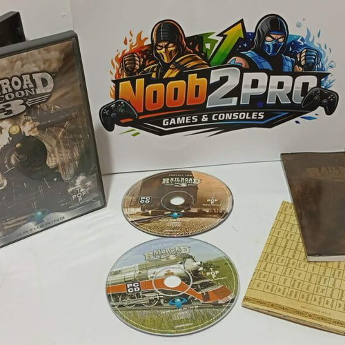 Railroad Tycoon 3 PC CD-ROM used classic strategy game