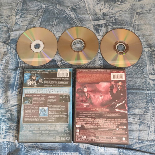 DVD movie pack of 5 with Greek subtitles, like new