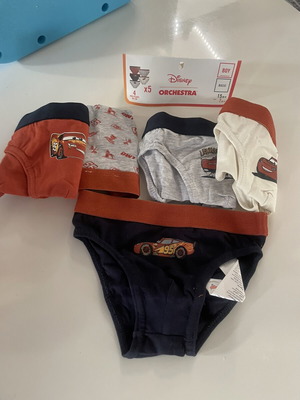 Disney McQueen Orchestra Boys' Underwear 5 Pack New 104 cm