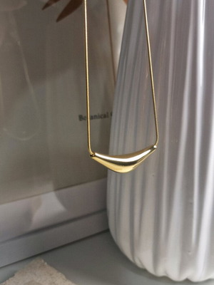 Stainless Steel Necklace new, gold color