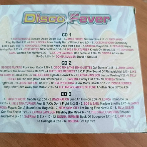 Disco Fever 3CD like new, electronic music