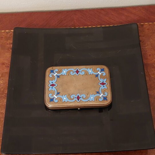 French Art Nouveau Campleve Cigarette Case circa 1890-1910 like new