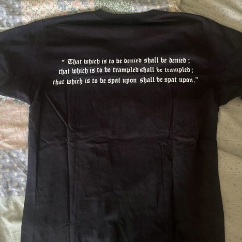 Burzum black metal t-shirt size S like new