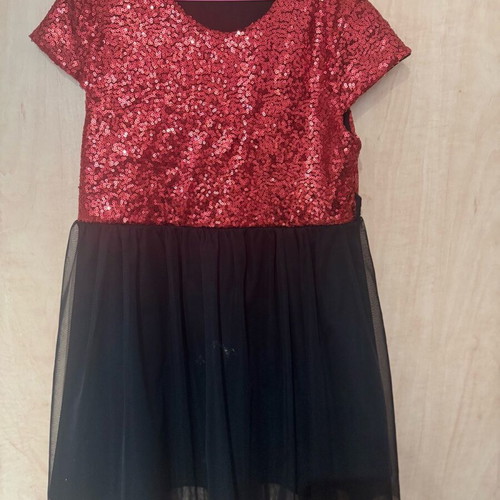 Children's dress with sequins used