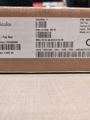 Vodafone TV decoder like new, package