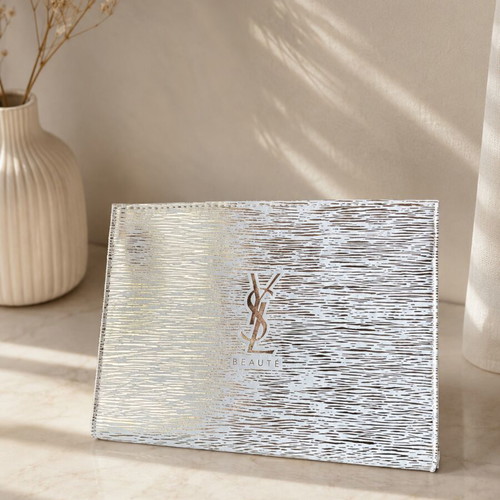 Yves Saint Laurent toiletry bag new, gray with box