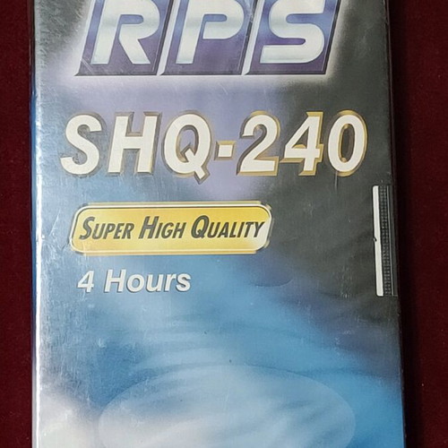 RPS SHQ-240 VHS Video Cassette new, Super High Quality
