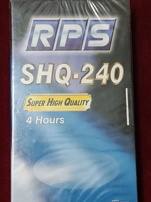 RPS SHQ-240 VHS Video Cassette new, Super High Quality