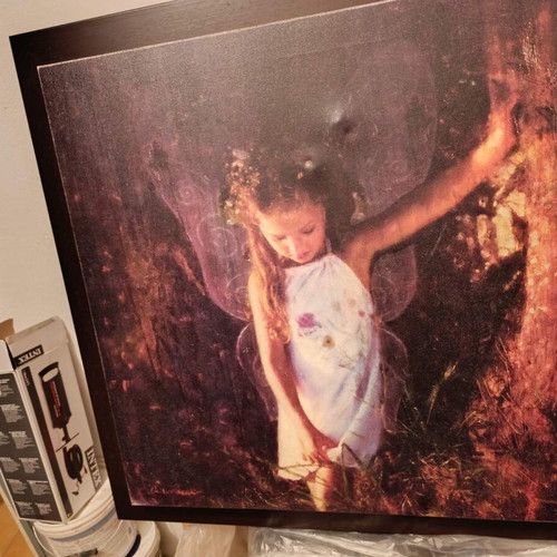Bizart painting used with fairy girl