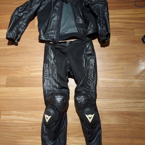 Dainese M4 Sports Touring leather motorcycle suit used EU 52 / UK 42