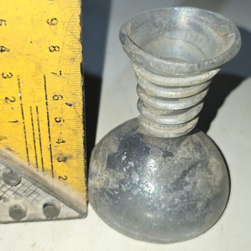Glass Bottle used, hand-blown