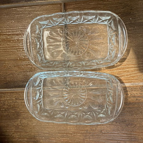 Glass bowls used, set of 2 pieces