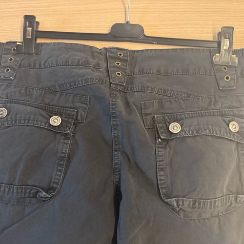 Cargo pants unisex new, size 33, black stonewashed