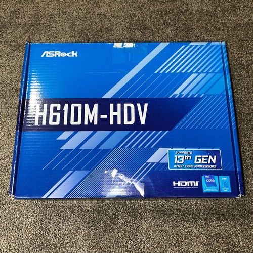 ASRock H610M-HDV motherboard new
