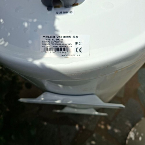 Elco Vayonis 80 lt water heater like new with 1 gift