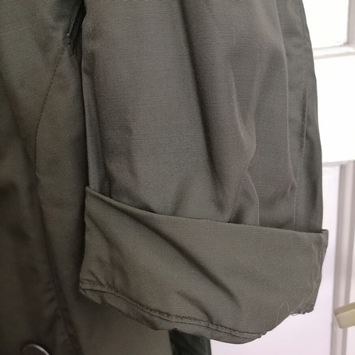 Unisex Fabric Trench Coat like new, cypress green, size M 38