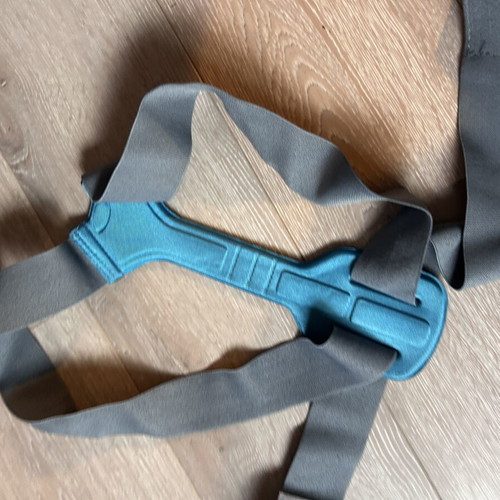 Adjustable Posture Corrector Support Brace like new, grey and turquoise