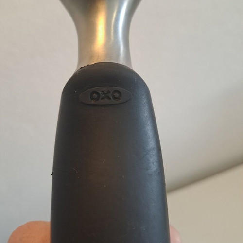 OXO Good Grips ice cream scoop used, stainless steel