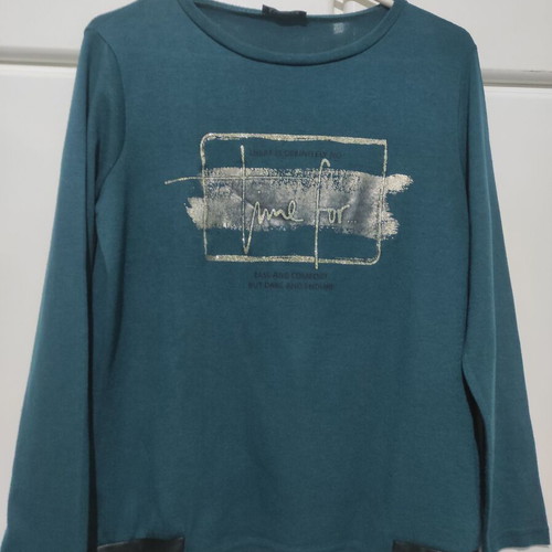 Garantie women's blouse No1 used, size M, green and black