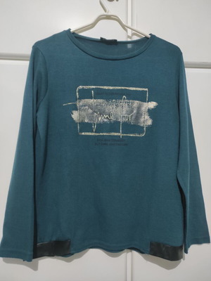 Garantie women's blouse No1 used, size M, green and black