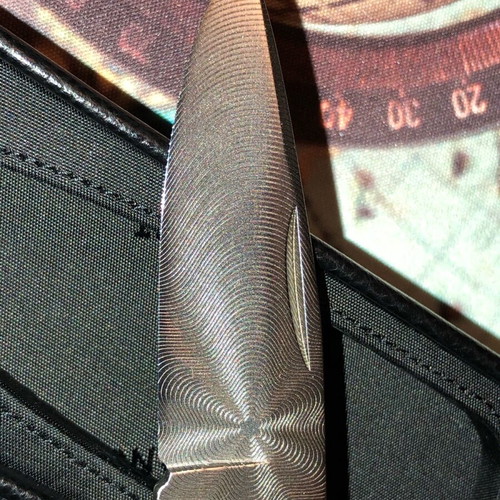 Mont Blanc Top Lock folding knife like new with leather carrying case