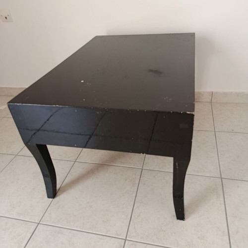 Wooden coffee table used, vintage style
