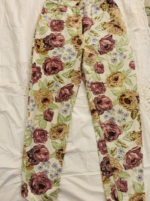 Vintage τζιν St Michael φλοράλ σαν καινούργιο, μέγεθος 40 (S/M)