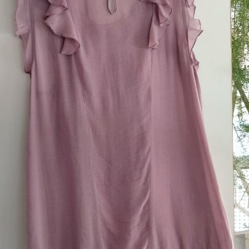 Amisu Sleeveless Blouse L like new, pink dusty apple