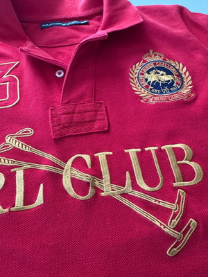 Polo Ralph Lauren shirt red like new, size large