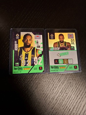 Κάρτες Khem Birch Top Class Euroleague 2025/26 καινούργιες, σετ 2