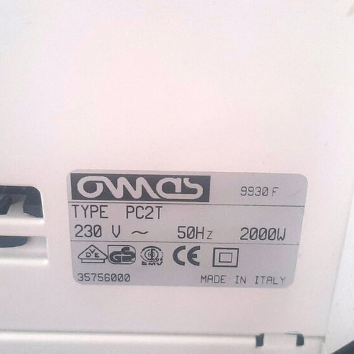 Omas Termoconvettore air heater like new