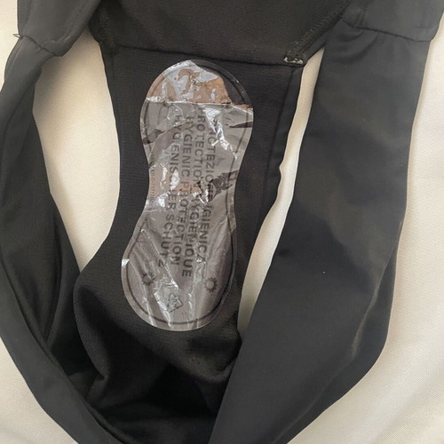Black bikini set, size Large, no underwire
