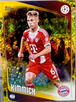 2025-26 Topps UEFA UCC Flagship κάρτα Joshua Kimmich σαν καινούργιο