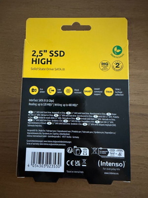 Intenso High Performance SSD 960GB 2.5'' SATA III καινούργιο