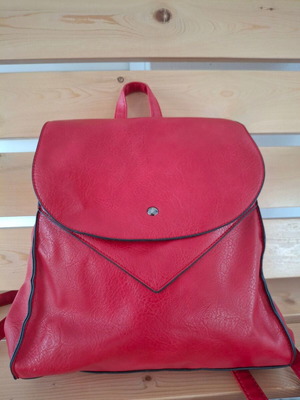 Backpack red, new with large capacity