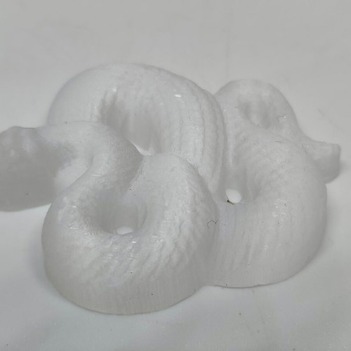 Carved Selenite Snake Feng Shui decor like new