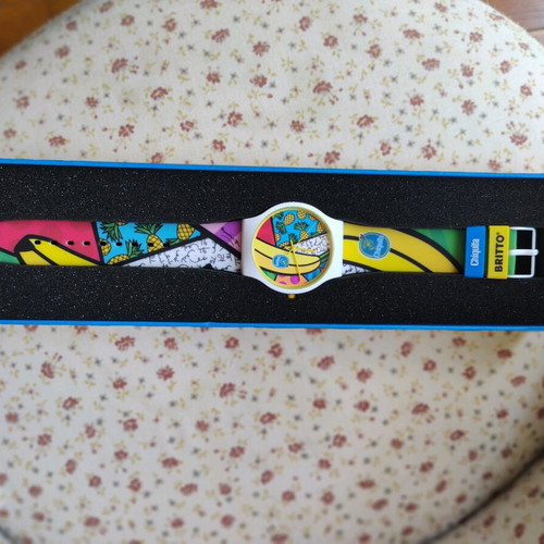 Britto Chiquita wristwatch new, colorful collectible