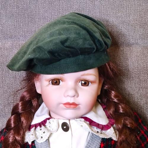 Vintage porcelain doll 48 cm like new