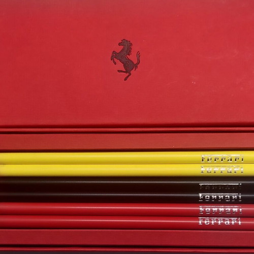 Ferrari collectible set of 6 pencils new, original colors