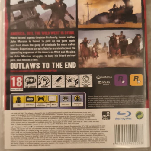Red Dead Redemption PS3 game