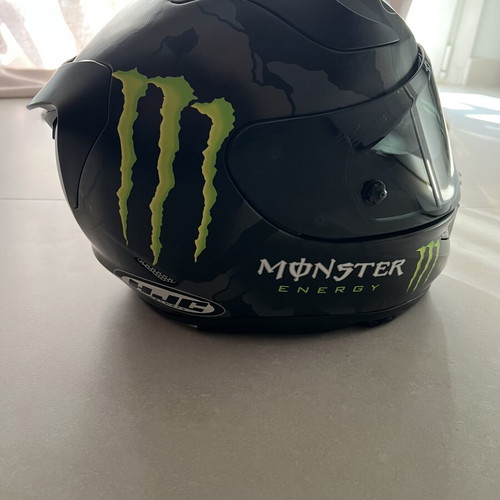 HJC Monster Military Camo helmet used, size S