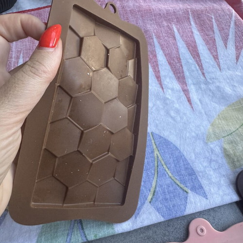 Silicone molds for candles like new, set of 7 chocolate designs