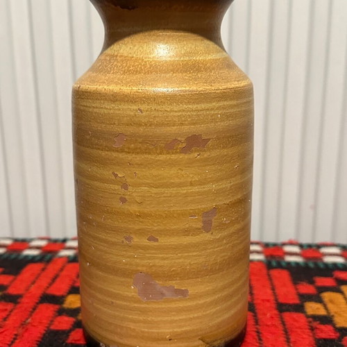 Vintage clay vase used 19.5x9.5cm