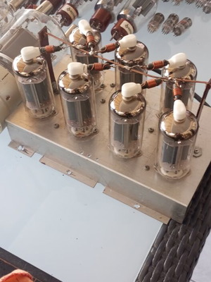 Vintage lamps tubes set