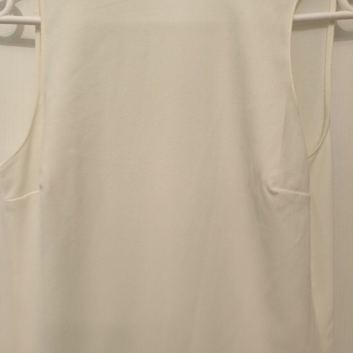 Zara white jumpsuit with open back, slim fit, pockets